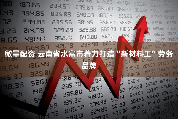 微量配资 云南省水富市着力打造“新材料工”劳务品牌